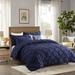 House of Hampton® Dasean Percale Comforter Set Polyester/Polyfill/Microfiber in Blue | King Comforter + 2 King Shams | Wayfair