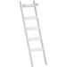 Latitude Run® Versatile 5-Tier Non-Slip Decorative Ladder: Blanket Ladder & Towel Rack w/ Shelves Wood/ in White | Wayfair