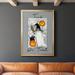 Wexford Home Trick Or Treat Ghost Premium Framed Print - Ready To Hang Paper, Solid Wood in Black/Gray/Orange | 36.5 H x 26.5 W x 1 D in | Wayfair