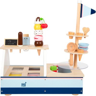 Kaufladen SMALL FOOT "Eistheke „fresh“", bunt, Kaufläden, KinderB:45cm H:47cm T:21cm, Holz, Metall, Kunststoff, B:45cm H:47cm T:21cm
