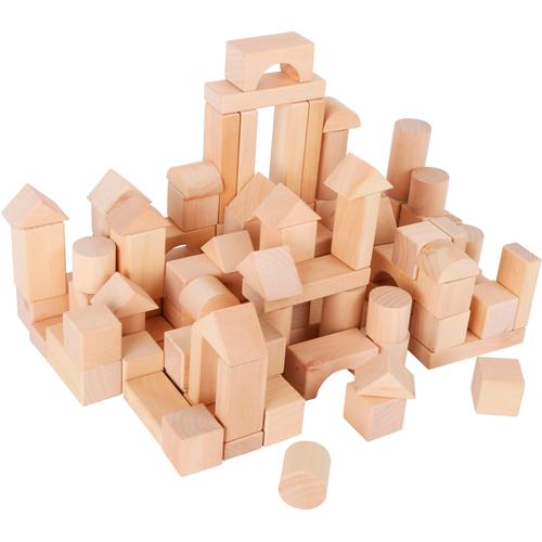 Spielbausteine SMALL FOOT ""Holzbausteine, natur"" beige (natur) Kinder mit Beutel