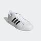 Sneaker ADIDAS SPORTSWEAR "GRAND COURT 2.0" Gr. 37, schwarz-weiß (cloud white, core black, black) Schuhe Sneaker