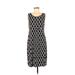 JM Collection Casual Dress - Sheath Scoop Neck Sleeveless: Black Dresses - Women's Size Medium