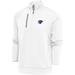 Men's Antigua White Oklahoma City Blue Generation Quarter-Zip Pullover Top