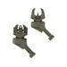 FAB Defense Top Mounted Deployable Front and Rear Sight for Right Hand OD Green fx-frbsosg