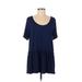 G.H. Bass & Co. Casual Dress - DropWaist: Blue Dresses - Women's Size Medium