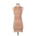 Zara Casual Dress - Bodycon: Tan Dresses - Women's Size X-Small