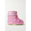 Moon Boot - Icon Low Shell And Faux Leather Snow Boots - Pink