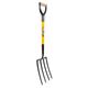 JCB Professional Solid Forged Contractor Fork, Heavy-Duty Steel 190 x 280mm Blade | JCBCF01