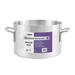 Winco ASHP-34 34 qt Aluminum Sauce Pot, Heavy Duty, Riveted Handles