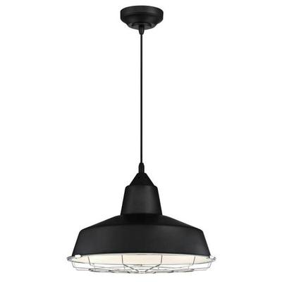 Westinghouse 613197 - Academy LED Pendant, Black Finish (6131900) Indoor Black Pendant LED Fixture