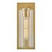 Joss & Main Chimere Wall Sconce Glass/Metal in Yellow | 13 H x 5 W x 6.25 D in | Wayfair 3775A6DE5CF242C1820EB5763D0D26BD