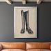 Red Barrel Studio® The Shoe Fits III V1 - Single Picture Frame Print Paper, Solid Wood in Black/Gray/White | 42.5 H x 30.5 W x 1 D in | Wayfair