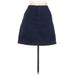 Tommy Hilfiger Casual Skirt: Blue Solid Bottoms - Women's Size 10