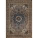 Distressed Brown Over-Dyed Tabriz Persian Vintage Rug - 6'8"x 9'6"
