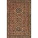 Tribal Geometric Qashqai Persian Vintage Area Rug Handmade Wool Carpet - 5'3"x 8'3"