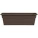 1 PK Bloem DCBT24-45-Bloem Dura Cotta 24 In. Plastic Chocolate Flower Box