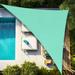 Artpuch 6 x12 x13.4 Customize Sun Shade Sail Turquoise UV Block 185 GSM Commercial Triangle Outdoor Covering for Backyard Pergola Pool (Customized Available) AT-10T