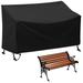 Outdoor Bench Cover Heavy Duty 3-Seater Patio Bench Furniture Cover All Weather Resistant Bench Cover for Patio Furniture 63.8 x 26.0 x 35.0 inches