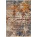 LR Home Helena Cres Brown/Blue Industrial Abstract Polyester Area Rug 2 x 3