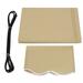 MCombo Patio Awning 12x10 Feet Fabric Replacement Sunshade Canopy for Retractable Awnings(Beige)