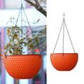 Small Size Rattan Hanging Pot European Honeycomb Hanging Pot Hanging Pot Indoor Hanging Basket Hanging Resin Pot