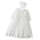 Robes françaises pour bébés filles Bonnet tenue de soirée de mariage d'anniversaire formelle