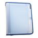 Case-it Transulcent Slim Go Tab Zipper Binder 1 O-Ring with 5-color tabbes expanding file folder PS-425-Slim Blue