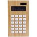 Durable Calculator 1Pc Useful Electronic Calculator Office Stationery Bamboo Solar Calculator