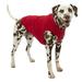 Kurgo Core Dog Sweater Knit Dog Sweater With Fleece Lining Cold Weather Pet Jacket Zipper Opening for Harness Adjustable Neck Year-Round Sweater for Large Dogs (Heather Red X-Large)