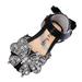 Fashion Spring Summer Girls Shoes Dress Performance Dance Shoes Rhinestone Sequins Cartoon Butterfly Lightweight Comfortable Baby Daily Footwear Casual First Walking