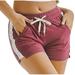 YANHAIGONG Yoga Shorts For Women Tummy ControlWomen Basic Slip Bike Shorts Compression Workout Leggings Yoga Shorts CaprisShorts For Women Clearance Sale