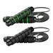 Jump Rope Skipping Rope for Rope Skipping Speed Jump Rope for Exercise Jump Rope for Fitness for Kids and Adultsï¼ŒBlack Green + All Black Black Green + All Black F72381