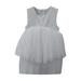 Summer Dresses For Girls Toddler Children Round Neck Sleeveless Princess Dress Lace Puffy Dresses Party Wedding Prom Dresses For 3-4 Years