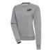 Women's Antigua Heather Gray Sacramento River Cats Victory Pullover Sweatshirt