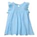 YDOJG Summer Dresses For Girls Dress Dress Fly Sleeved Lace Dress Dress Suitable For 4-5 Years