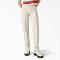 Dickies Women's Thomasville Relaxed Fit Jeans - Natural Beige Size 4 (FPR11)