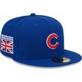 Men's New Era Royal Chicago Cubs 2023 MLB World Tour: London Series Flag 59FIFTY Fitted Hat