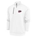 Men's Antigua White Sacramento River Cats Generation Quarter-Zip Pullover Top