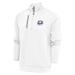 Men's Antigua White Stockton Ports Generation Quarter-Zip Pullover Top