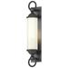 Cavo 25.8" High Large Coastal Black Outdoor Sconce With Opal Glass Sha