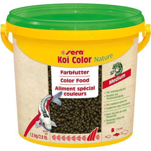 3800ml Sera Koi Color Nature Medium Fischfutter