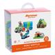 Marioinex Mini Waffel mittleres Set 90 Stück- Waffelblöcke bausteine, Sensorik Spielzeug- Montessori Spielzeug ab 4 Jahre, Steckbausteine Kinder - Ostergeschenke Kinder