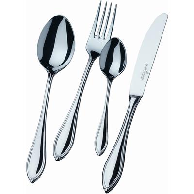 Besteck-Set "Novara", silber (silberfarben), 24 tlg., Chromnickelstahl 18/10, PICARD & WIELPÜTZ SOLINGEN, Essbesteck-Sets, Made in Germany Image