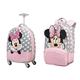 Samsonite Disney Ultimate 2.0 - Spinner S Kindergepäck, 46,5 cm, 20,5 L, Mehrfarbig (Minnie Glitter) & Disney Ultimate 2.0 - Kinderrucksack S+, 35 cm, 11.5 L, Mehrfarbig (Minnie Glitter)