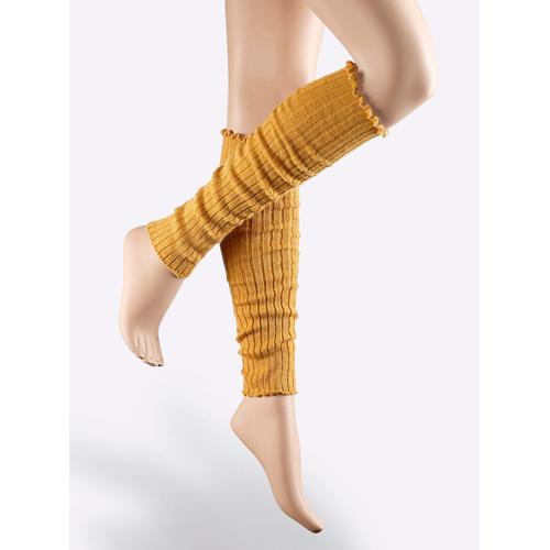 Stulpensocken WÄSCHEPUR gelb (ocker) Damen Socken