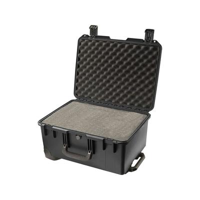 Pelican Storm Cases iM2620 Storm Case w/ Retractable Handle Wheels Black w/ Cubed Foam 00001