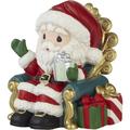 Precious Moments Santa’s Here Bringing Cheer Annual Santa Bisque Porcelain Figurine Porcelain | 4.4 H x 4 W x 4 D in | Wayfair 231011