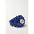 Yvonne Léon - Berlingot 9-karat Gold, Lapis Lazuli And Topaz Ring - 6