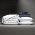Pillow Guy Standard Cotton 10 Piece Comforter Set Down/Cotton Sateen in Blue/Navy | Queen Comforter + 9 Additional Pieces | Wayfair PG-BN-TCD-DN-Q